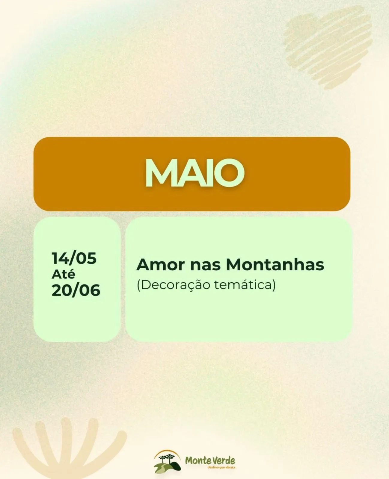Programação Maio